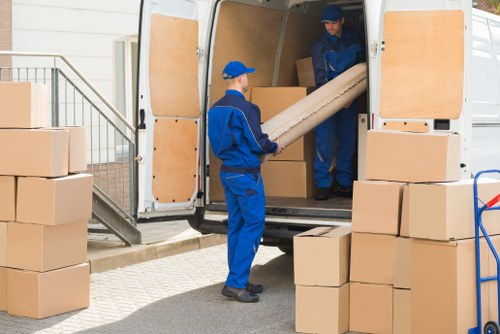 Office removals team planning a local move in Mortlake
