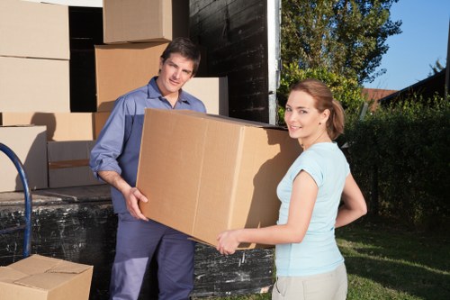 Careful packing and loading for a Mortlake house removal
